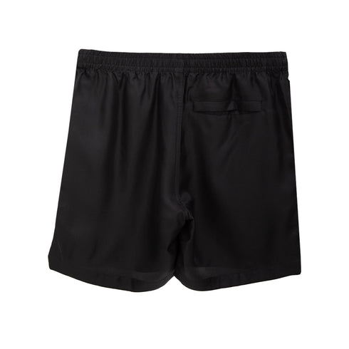 Hello Sunflower Silk Shorts Black 999 4133 Degli Uberti